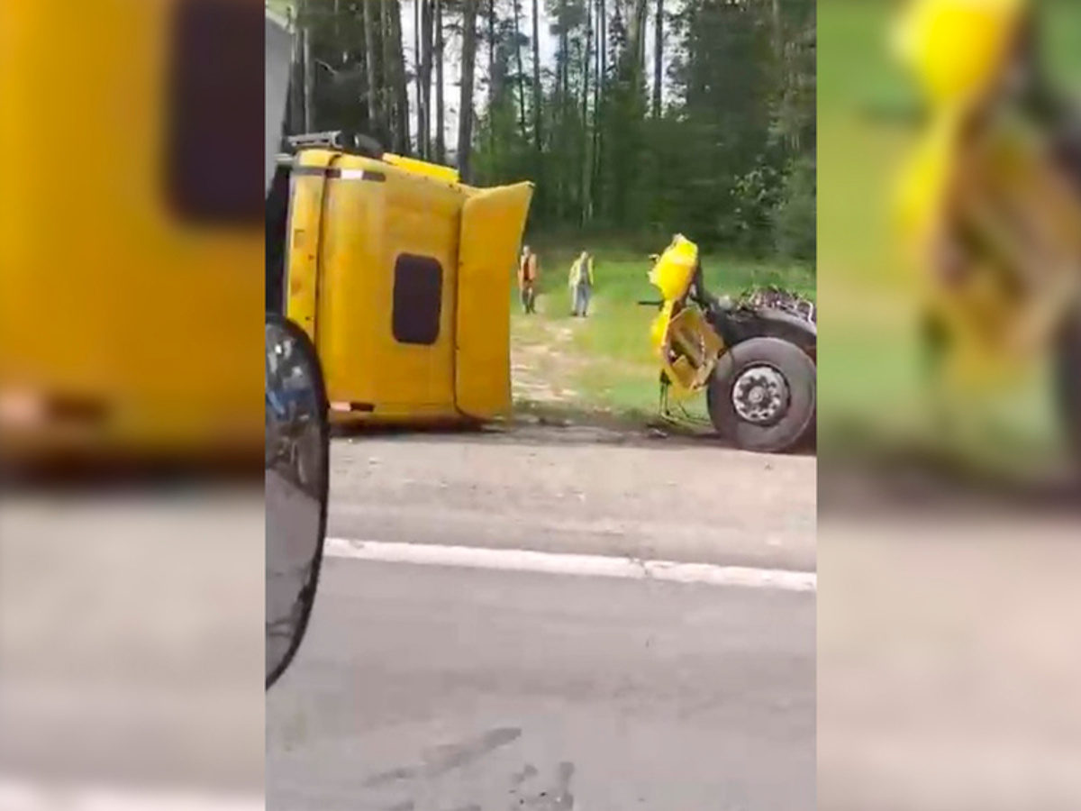 Во Владимирской области фуру разорвало на части после ДТП с КамАЗом - День  во Владимире