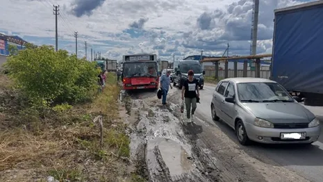Во Владимире пассажирский автобус попал в массовую аварию в промзоне