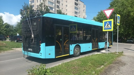 По Владимиру проехал инновационный троллейбус «Волгабас»