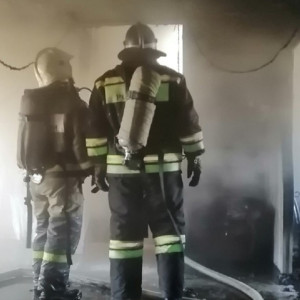 Под Собинской пожарные спасли из огня человека