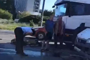 Момент смертельного ДТП с мотоциклистом во Владимире попал на видео