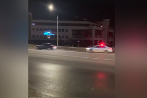 Во Владимире на видео сняли ночную погоню ДПС 