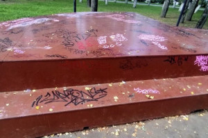 В Коврове вандалы разгромили несколько скверов и площадей