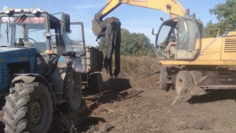 В селе Юрьев-Польского района выросла огромная стихийная свалка