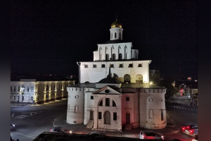 Во Владимире подсветку Золотым воротам вернут после реставрации