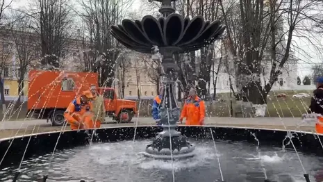Во Владимире провели пробный запуск фонтана