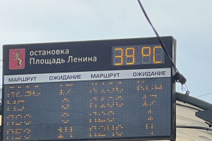 Во Владимире воздух раскалился до +39 градусов