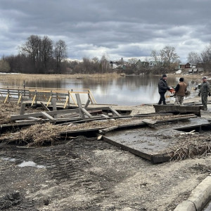 Рухнувшие мосты в Суздале восстановят при стабилизации ситуации с паводком