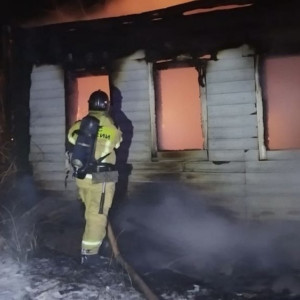 При пожаре в частном доме в Муроме погиб человек