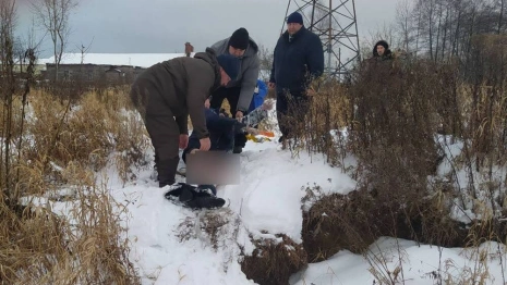 В Собинке мужчина провалился в полынью на Клязьме