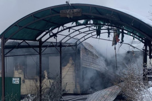 В Кольчугино пожарные потушили частный дом в канун Рождества