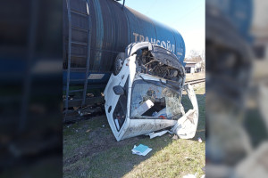 Во Владимирской области водитель смятой поездом ГАЗели чудом уцелел