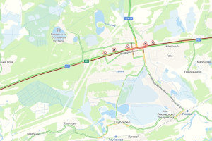Пробка на М-7 Волга перед Покровом растянулась на 9 км 
