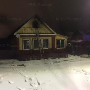 Во Владимирской области сгорела пристройка