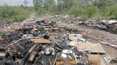 В Гусь-Хрустальном нашли огромную незаконную свалку