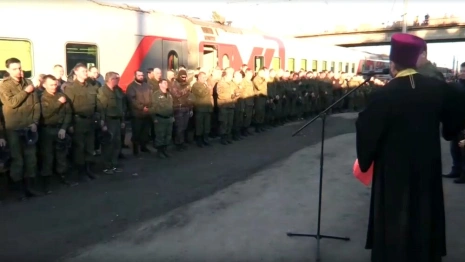 Первый эшелон владимирских мобилизованных проводили под «Прощание славянки»