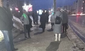 Во Владимире пассажиры застряли на остановках в ожидании автобусов