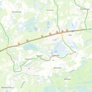 Пробка в Покрове на трассе М-7 выросла до 14 км