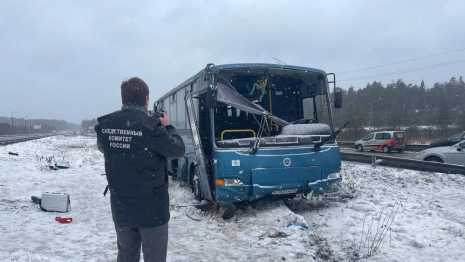 Криминалисты выехали на место ДТП с рейсовым автобусом под Владимиром