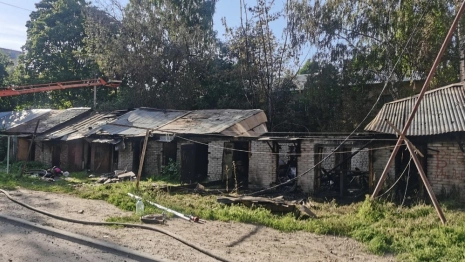 Стали известны подробности пожара в гаражах во Владимире