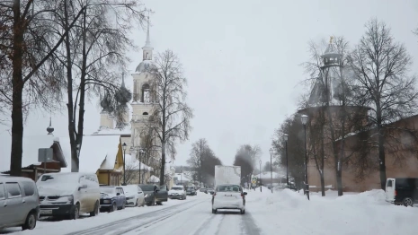 В Суздале к Новому году отремонтировали дороги на основных турмаршрутах