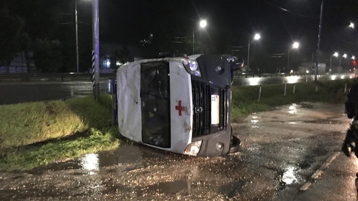 Во Владимирской области перевернулась скорая помощь - День во Владимире