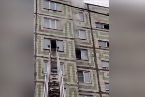 Жители Владимира сообщили о пожаре в 9-этажке в Добром