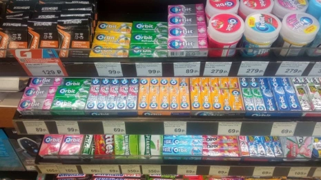 Во Владимире с прилавков магазинов может исчезнуть жвачка Orbit