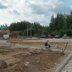Подрядчики не осилили сквер на Всесвятской в Юрьевце