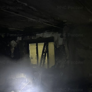 При пожаре в Кольчугино спасли 37-летнего мужчину