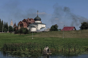 Юрьев-Польский затянуло едким дымом от асфальтового завода