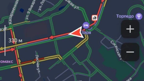 Во Владимире из-за ДТП на «Заре» выросла пробка