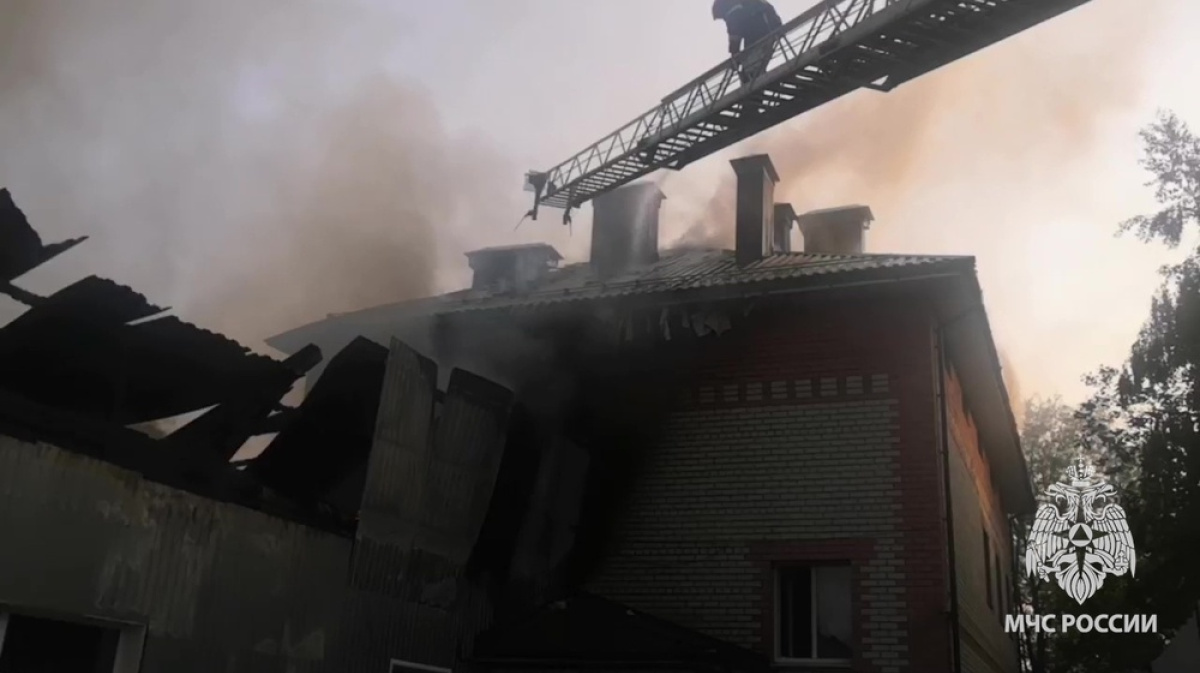 В Гусь-Хрустальном загорелось бюро ритуальных услуг - День во Владимире