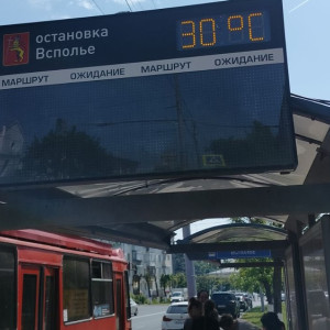 Во Владимире массово сломались автобусные табло