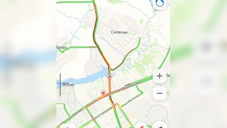Владимир встал в 4,5-километровой пробке у Сновиц