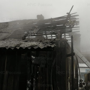 Во Владимирской области на пожаре пострадала женщина