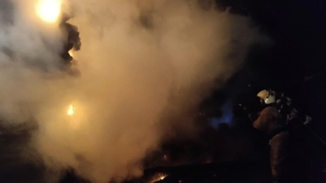 Во Владимирской области 86-летний дедушка попытался выбраться из горящего дома через окно