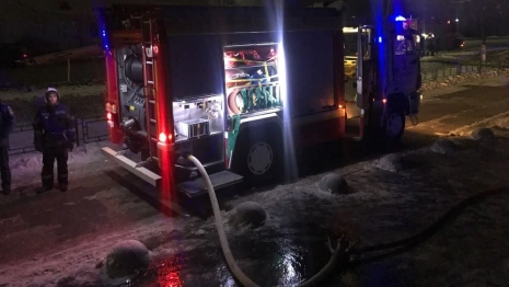 На пожаре во Владимире эвакуировали 5 детей и 13 взрослых