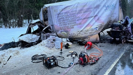 На трассе Р-132 Золотое кольцо деблокировали пострадавших в ДТП 