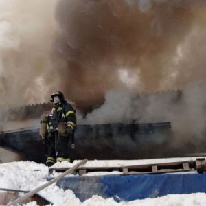 В промзоне Владимира загорелся склад в 600 квадратных метров