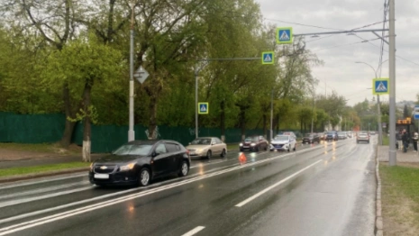 Во Владимире ребенок на велосипеде влетел в иномарку