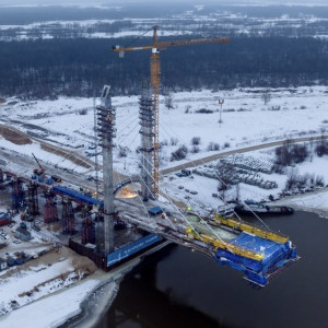 Дорожники показали, как выглядел мост через Оку на М-12 во Владимирской области год назад