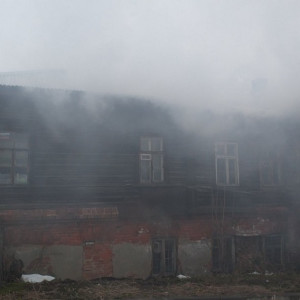 В центре Владимира сгорел дом начала 20 века 