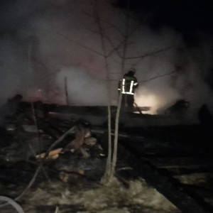 В селе под Гусь-Хрустальным пожар дотла уничтожил частный дом