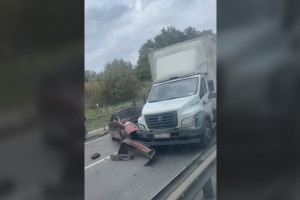 Появилось видео последствий серьезного ДТП в Боголюбово на въезде во Владимир