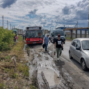 Во Владимире пассажирский автобус попал в массовую аварию в промзоне