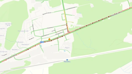 Владимирские автомобилисты встали в 8-километровой пробке на трассе Р-132