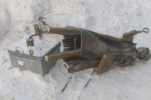 Во Владимире уничтожили памятник женщине-сыщику