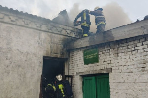 Во Владимирской области загорелся сельский клуб