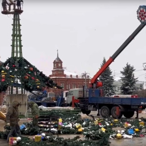 Мэрия показала видео будущей елки в центре Владимира